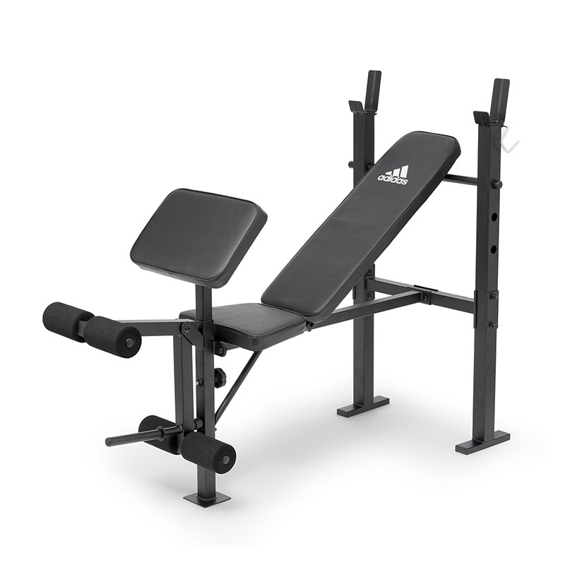 Home Training Fitness Gym Workout Weight Lifting Workout Adjustable Squat Dumbbell Bench Rack With Bench Press