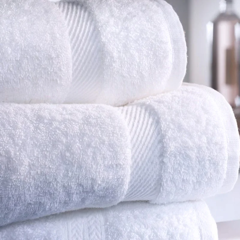 Luxury Cotton Bath Towel Face Towel White Hotel Towel