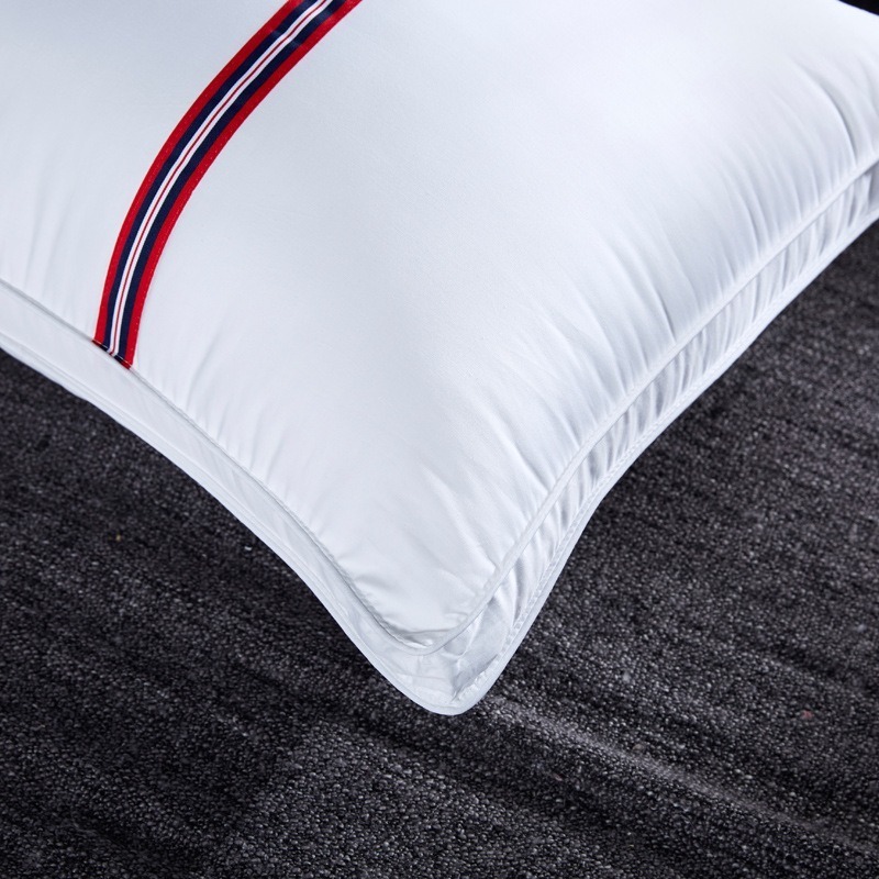 Custom 1200g White Microfiber Hotel Soft Bed Pillow