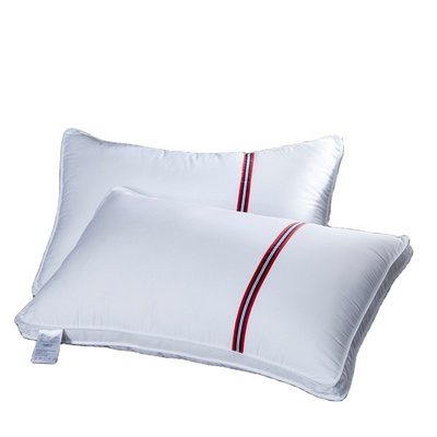 Custom 1200g White Microfiber Hotel Soft Bed Pillow