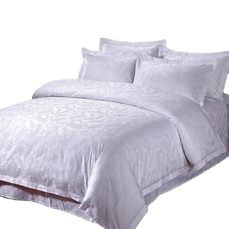 Luxury Bedsheet jacquard Duvet Cover Set 100% Turkish Cotton hotel bedding set