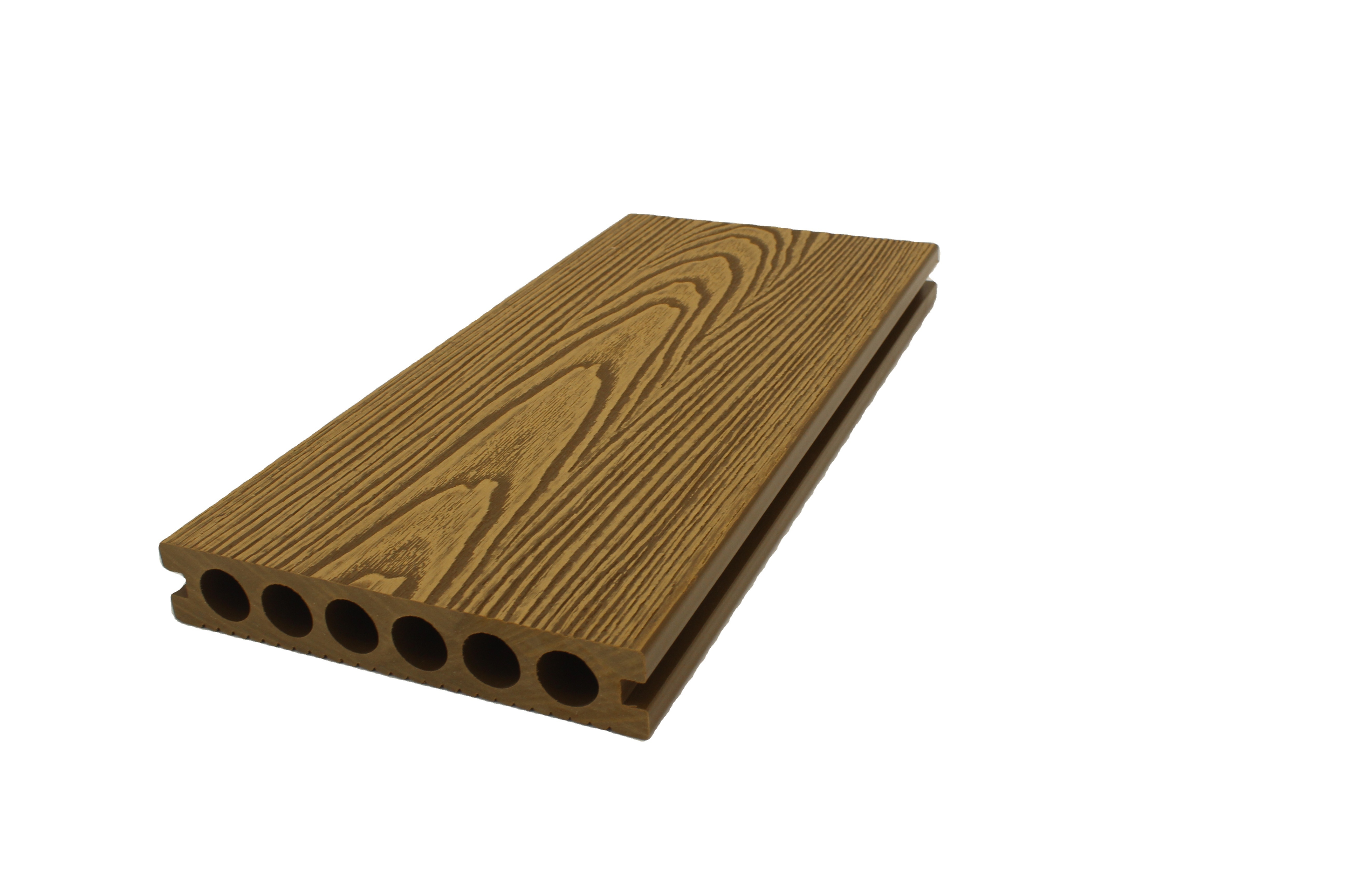 eco-friendly terrasse high quality deep embossed wpc decking te deck 3D Wood Plastic Composite Tiles Flooring Outdoor