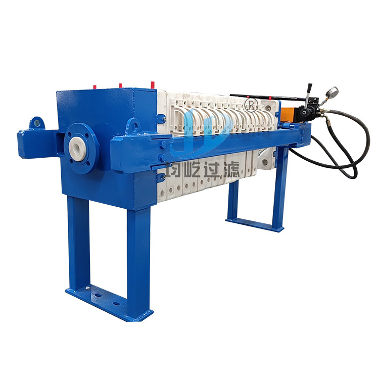 2m2 Filter Press 9 Plate and Frame Filter Press New Product 2024 Water Pump Manual Provided Mining Manual Equipment Manual Work