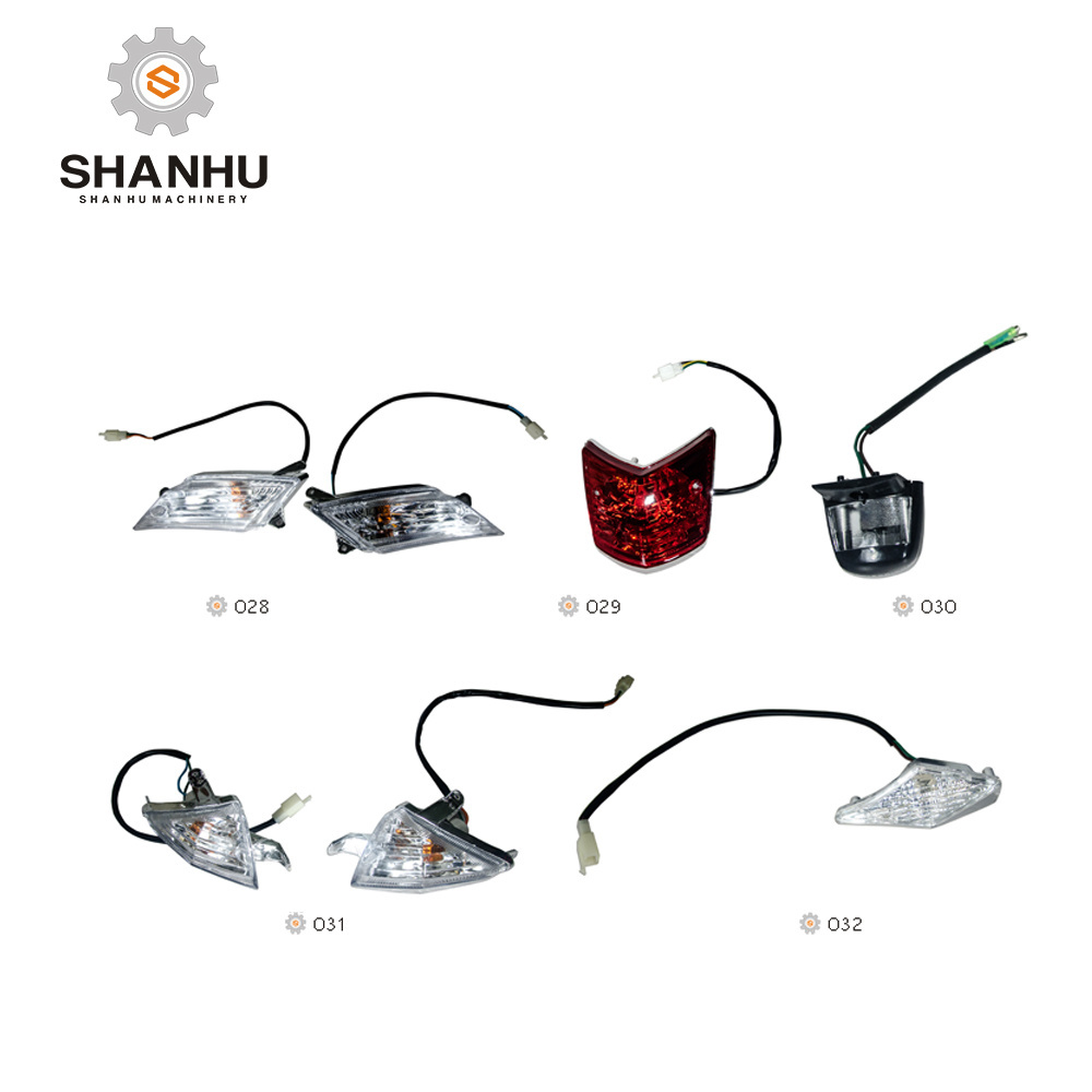 Custom machining adventure motorcycle electric scooter scooty body plastic accessories include lamp, front fender, so on