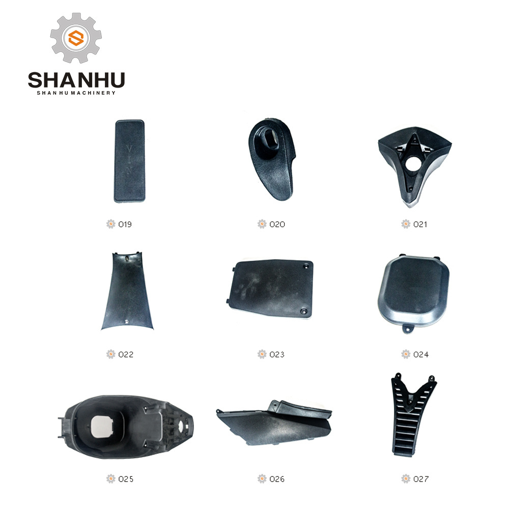 Custom machining adventure motorcycle electric scooter scooty body plastic accessories include lamp, front fender, so on