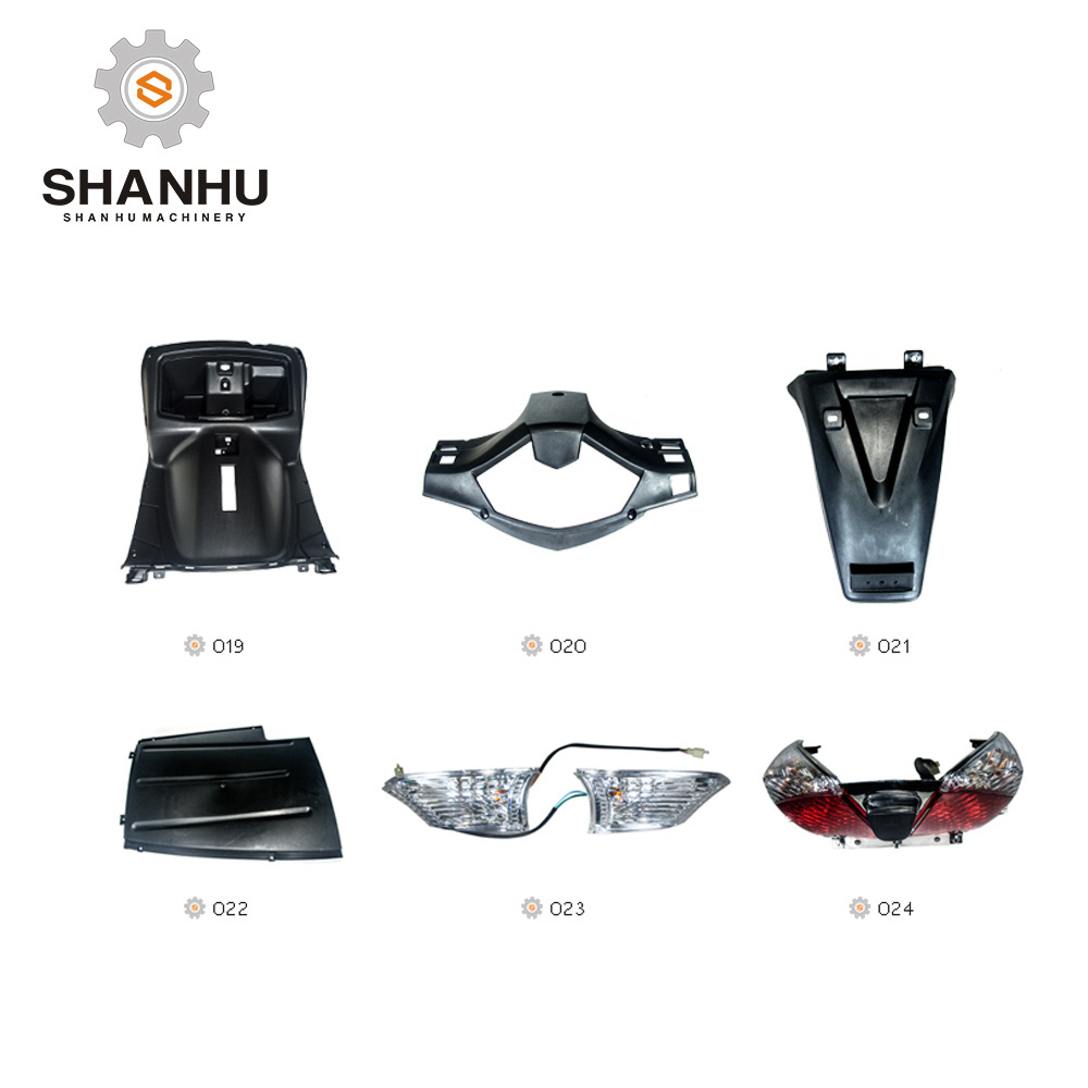 Electric motorcycle and scooter moped plastic accessories side covers front fender mudguards headlight cover for motorcycle OEM