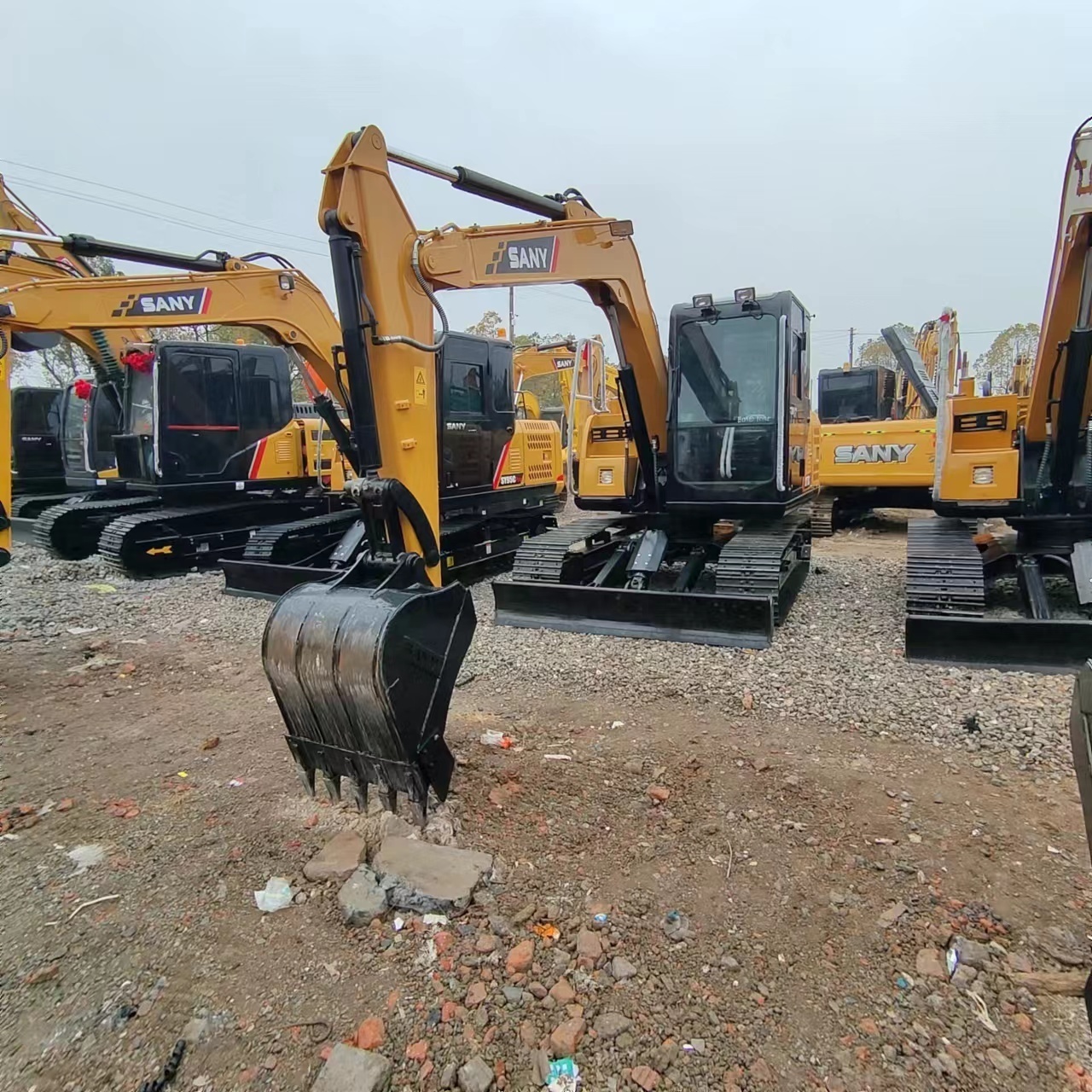 Used excavator Sany sy75c good condition Sany sy75 7.5ton in china second hand digger