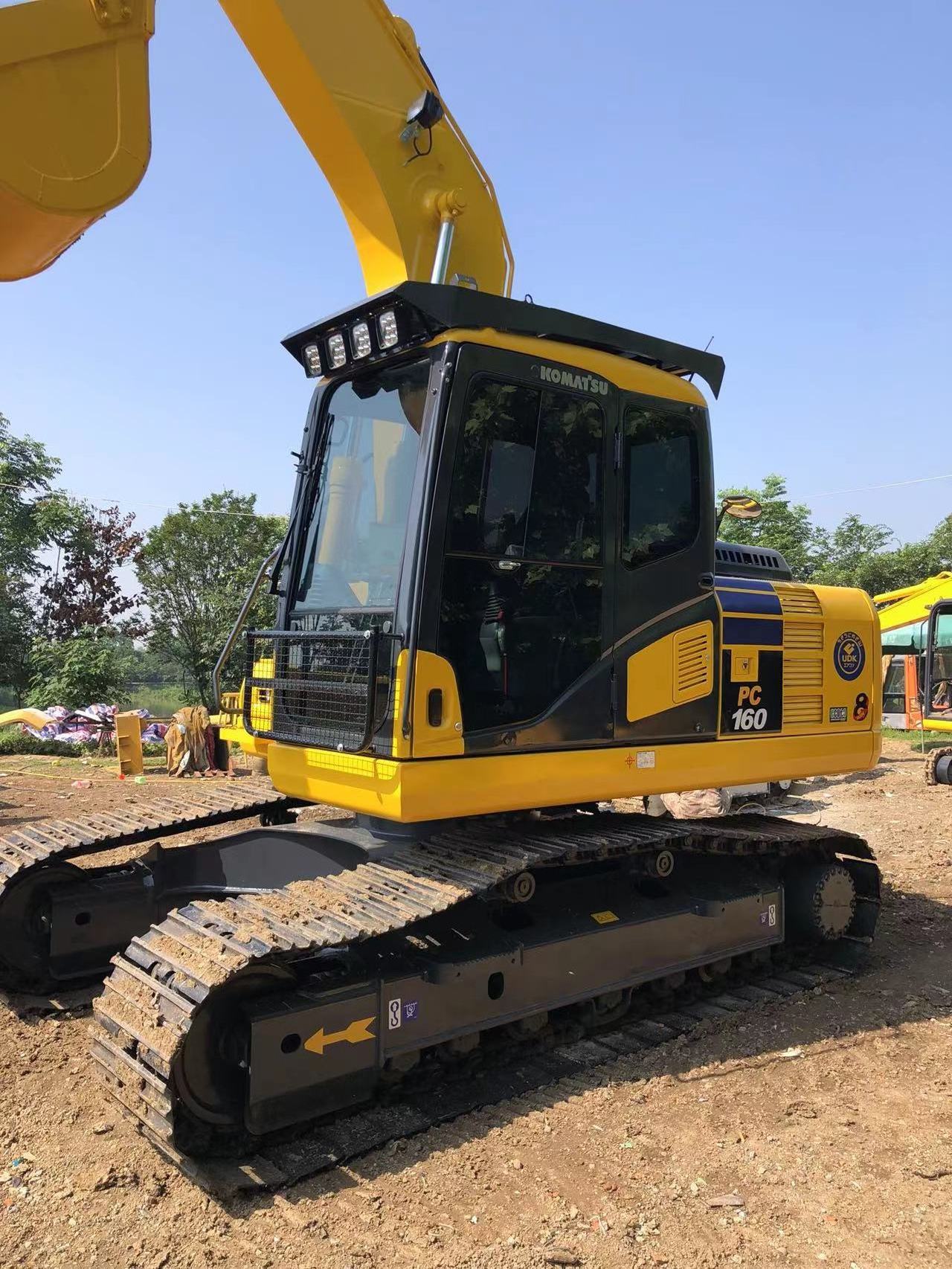 good condition made in 2021 komatsu pc160 excavator 16 ton used komatsu excavator digger for sale