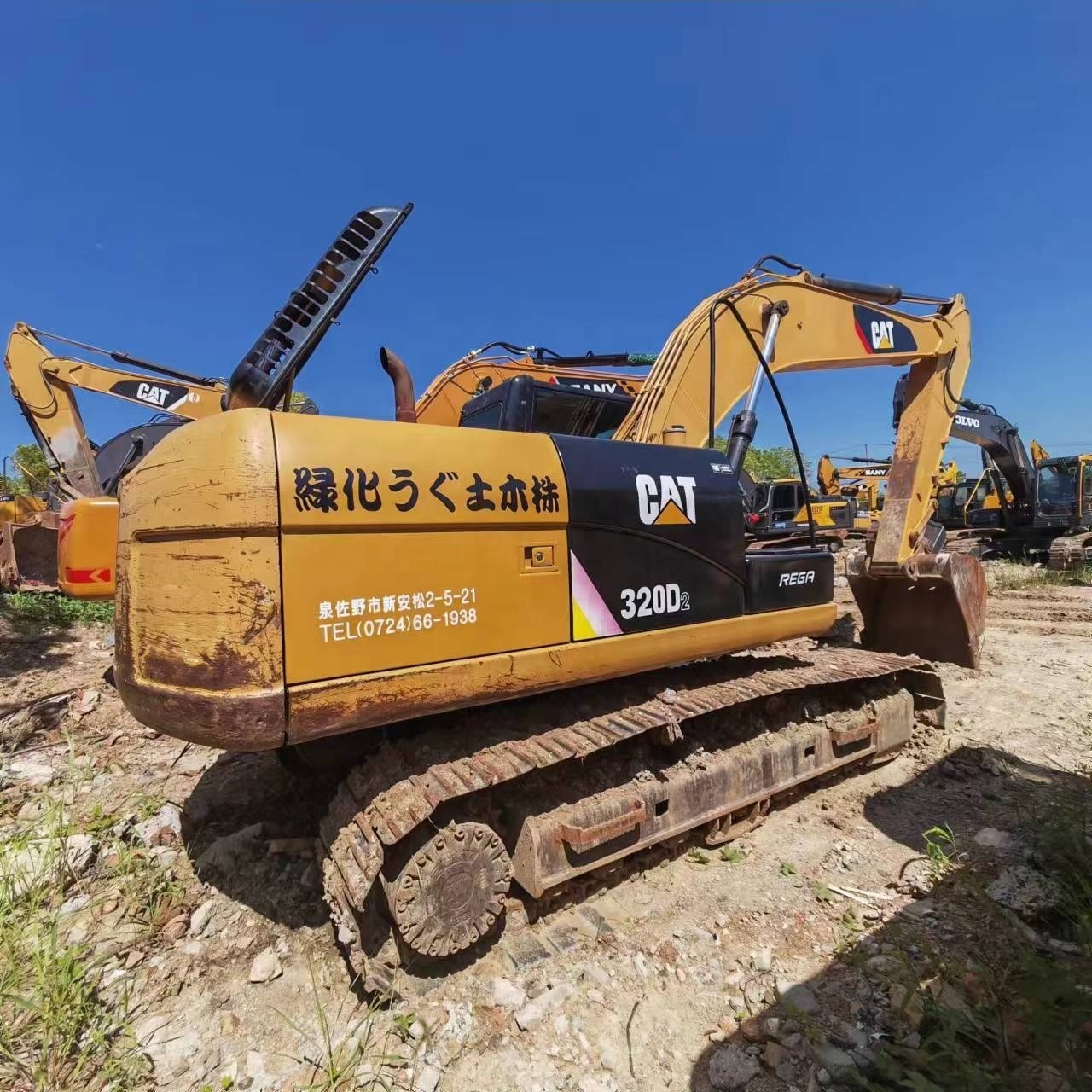 original machine factory cheap price used cat 320d2 excavator excavadora cat 320