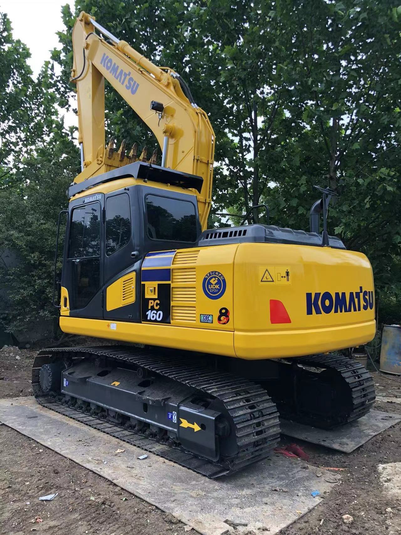 good condition made in 2021 komatsu pc160 excavator 16 ton used komatsu excavator digger for sale