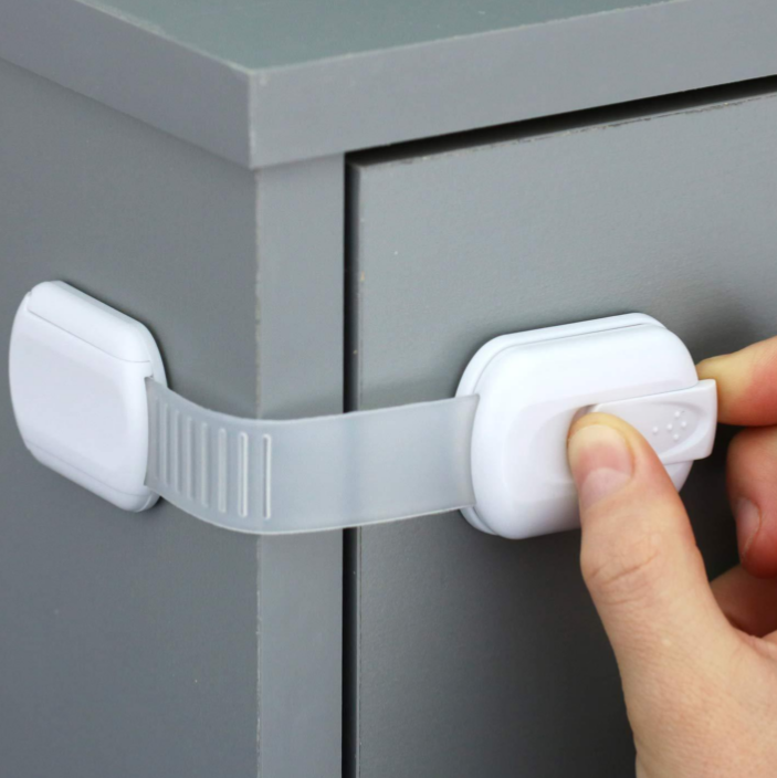 Hot Selling Baby Child Kids Safety Lock Locking System Drawer Cabinet Cupboard Adhesive Locks