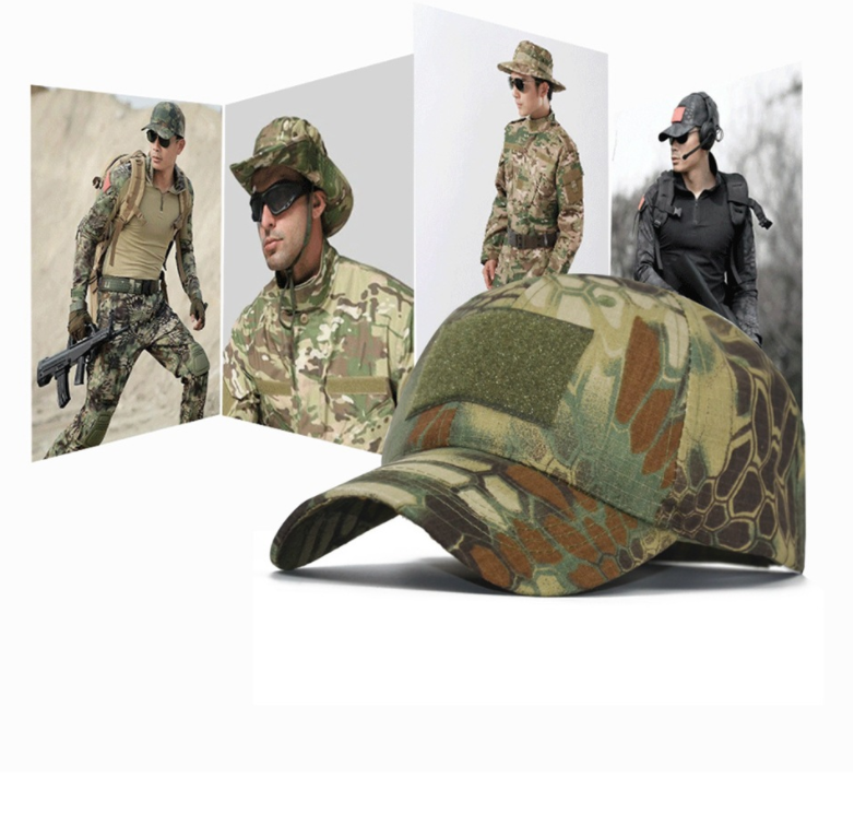 Sports Adjustable Outdoors Hook Loop Camouflage Baseball Men's Tactical Hat