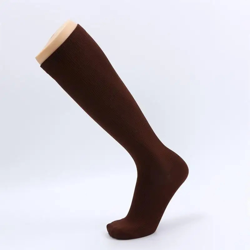 Compression Running Medical Travel Athletic Socks Knee High Nurse 20-30 mmHg Socks for Men Women