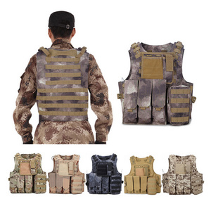 Camouflage training green slick operation bandolier multicam carrier hunting tactical vest