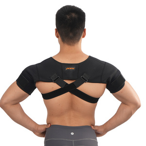 China Factory Wholesale Double Shoulder Support Wrap Protector Strap Brace Wrap Neoprene Protector