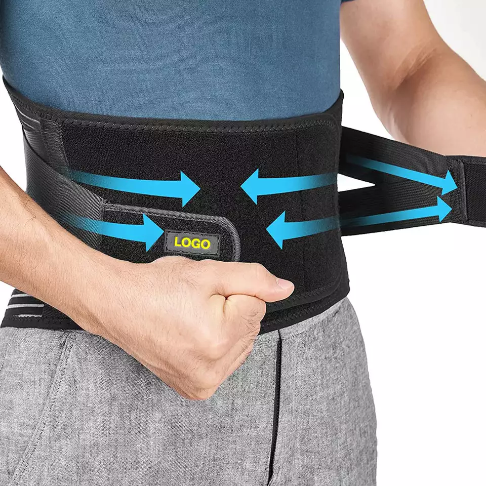 Medical Custom Logo High Quality Adjustable Lumbar Lower Relief Back Waist Pain Waist Support Belt Lumbar Brace