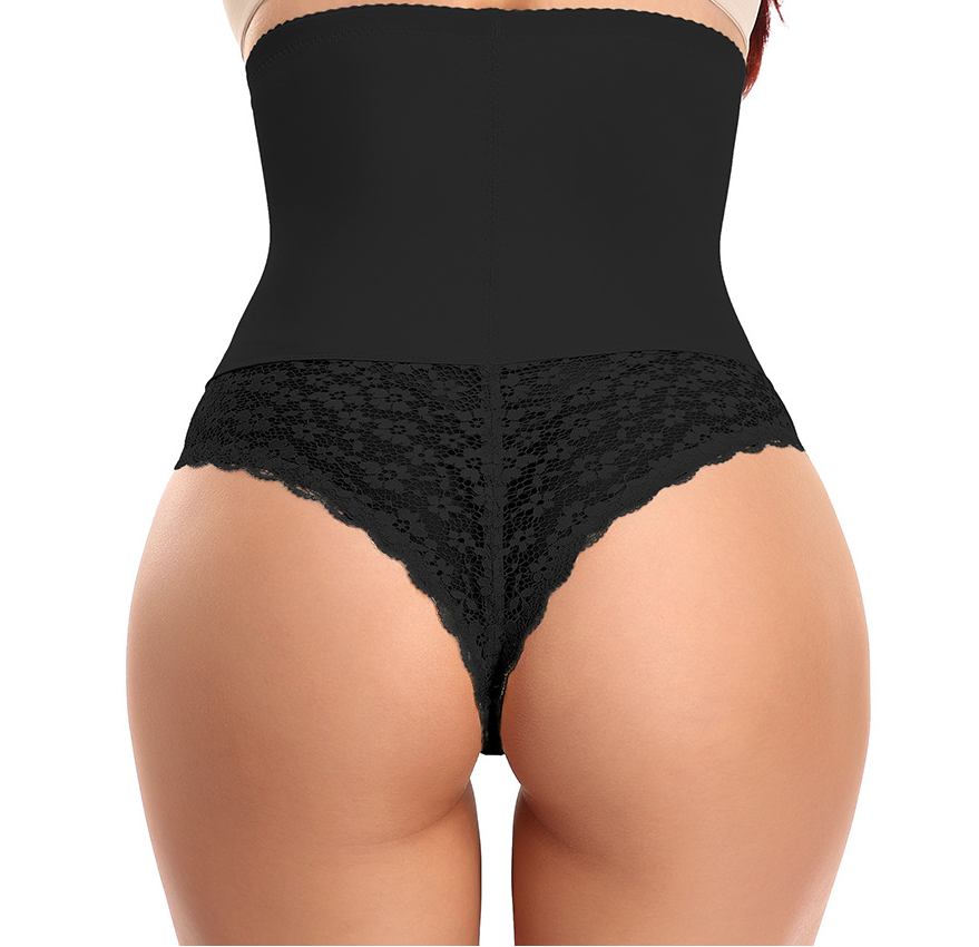 Women Compression T-back Lifter Underwear Tummy Control Panties Thong Tight Shorts