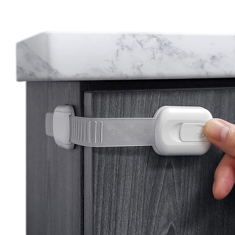 Hot selling 100% safe kids Trending Baby Cabinet Drawer PP plastic baby safty lock