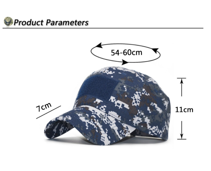 Sports Adjustable Outdoors Hook Loop Camouflage Baseball Men's Tactical Hat