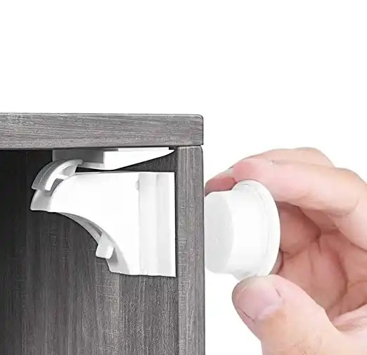 Multi Purpose Children's Invisible Safety Lock Proofing Child Safety Magnetic Cabinet Locks