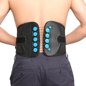 Custom Logo Adjustable Drawstring Pulley System Back Pain Lower Waist Lumbar Support Belt