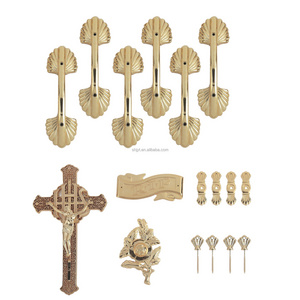 funeral supplies American European style decoration casket fittings coffin accessories cross set p9003set