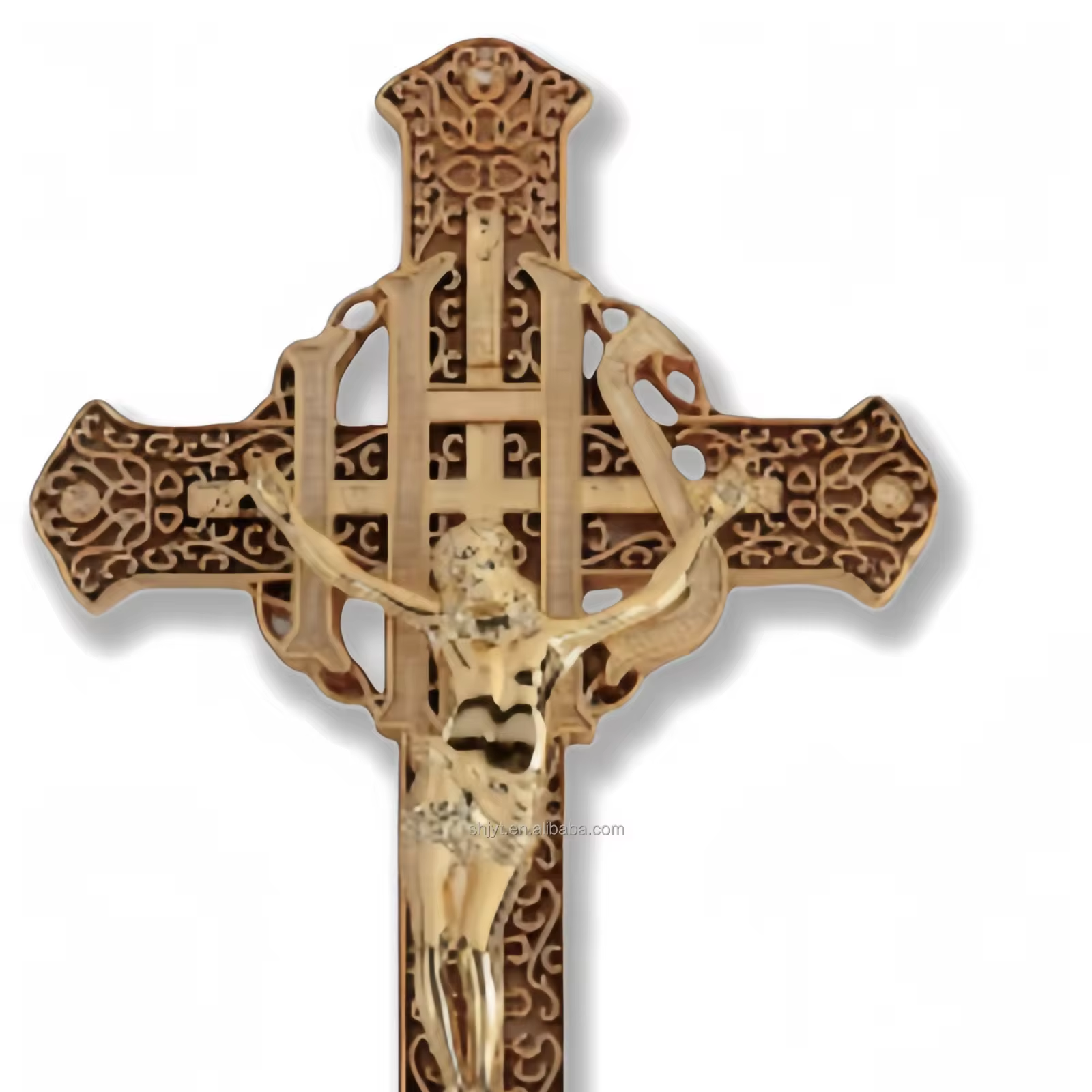 Funeral Accessories Coffin And Casket Metal Cross In Funeral Supplier Zamak Decoration