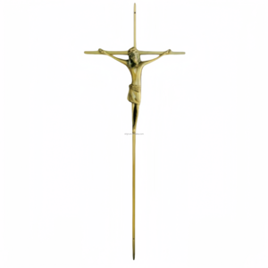 Factory Price Metal Crucifix Funeral Products Coffin Decoration And Ornaments