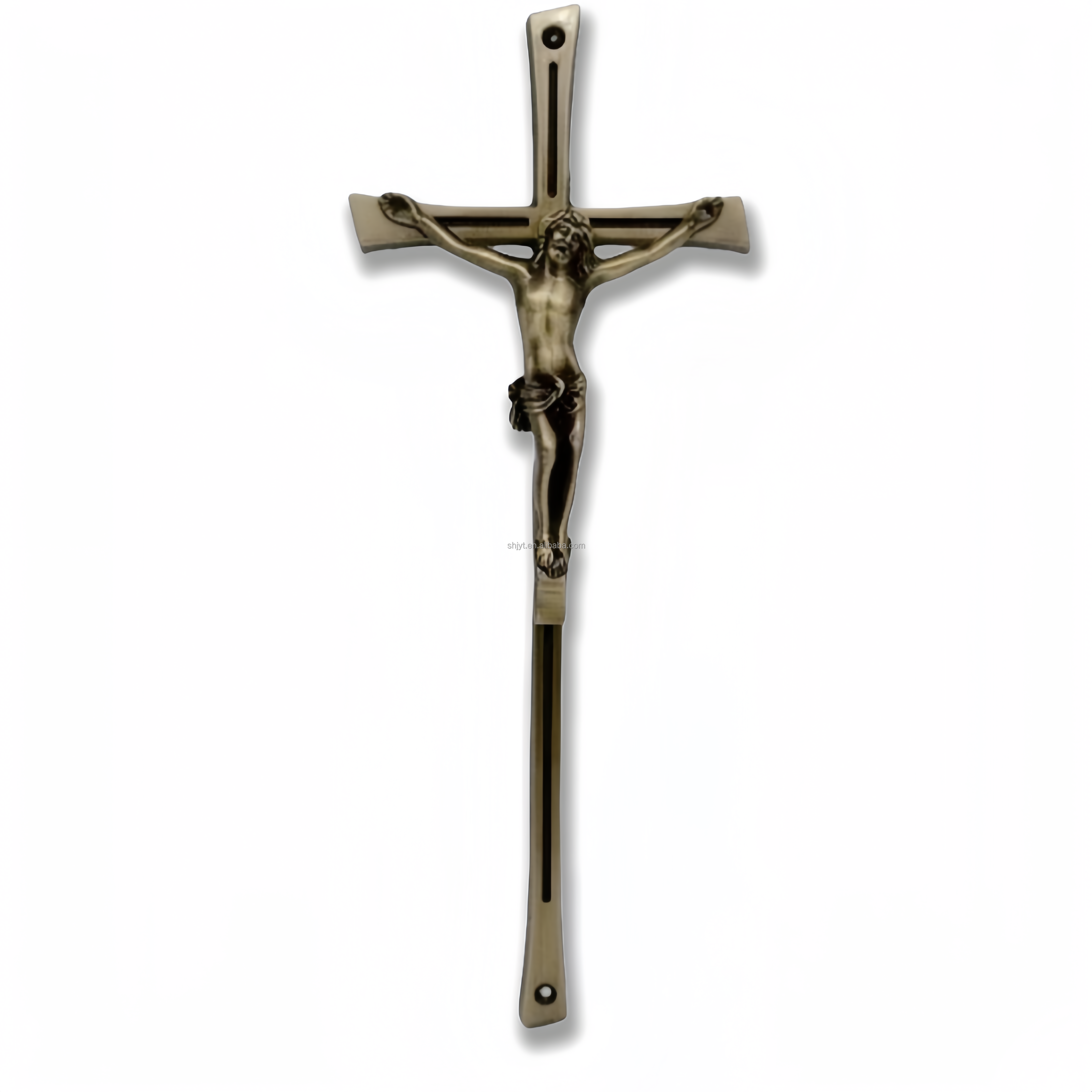 Custom Design Unique Steel Zinc Alloy Multi Functional Metal Crafts Antique Bronze Copper Christian Gifts Jesus Crucifix Cross