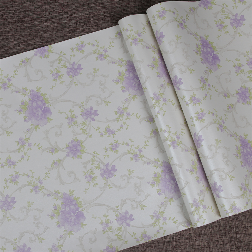 Vinyl self adhesive peel and stick flower floral sticker wallpaper for furniture