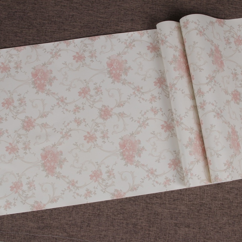 Vinyl self adhesive peel and stick flower floral sticker wallpaper for furniture