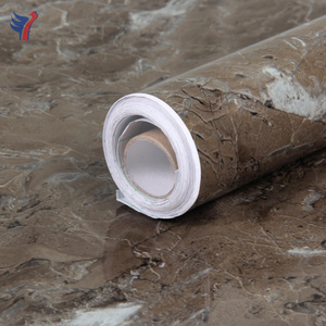 Jinyi 8003 PVC Vinyl Marble Wall Sticker Paper Dark Granite Peel and Stick Self-adhesive Waterproof Wallpaper