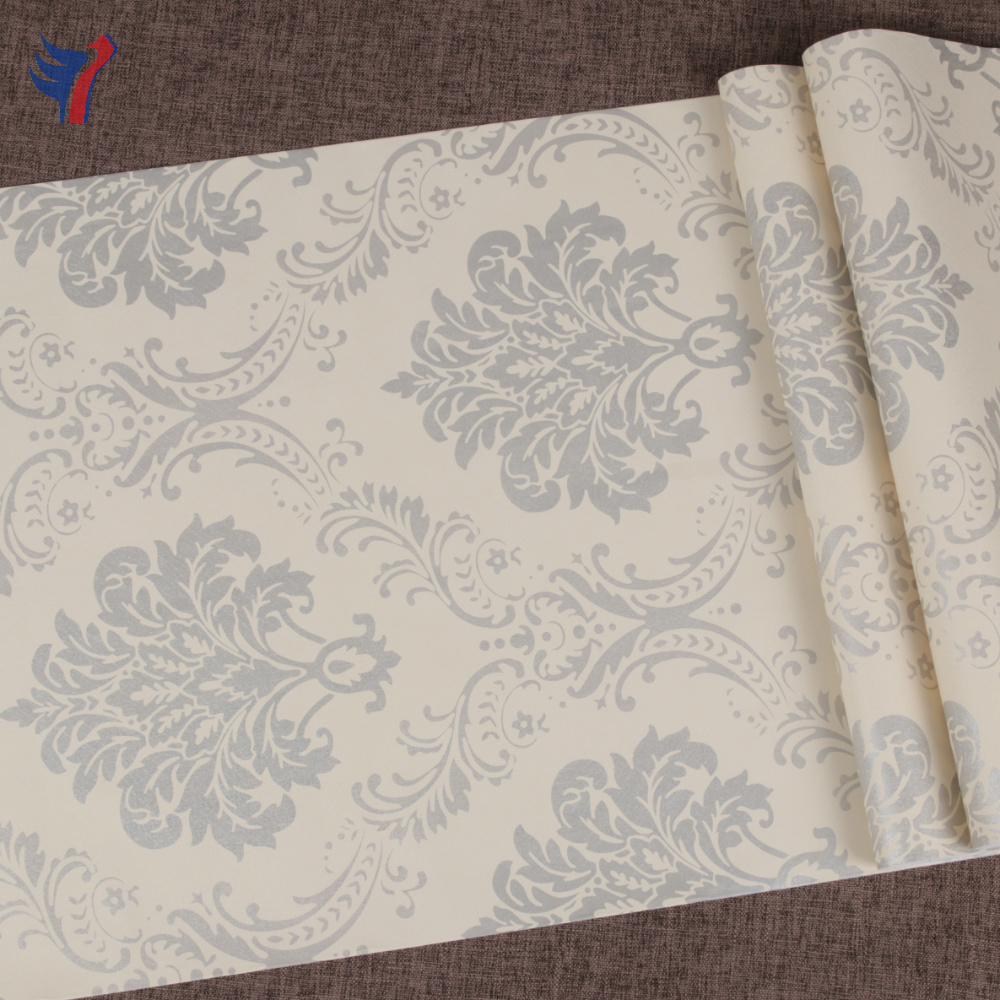 Jinyi H1245 Floral Cream Pink Black Ceiling Classic Adhesive Peel and Stick Wallcovering Wallpaper