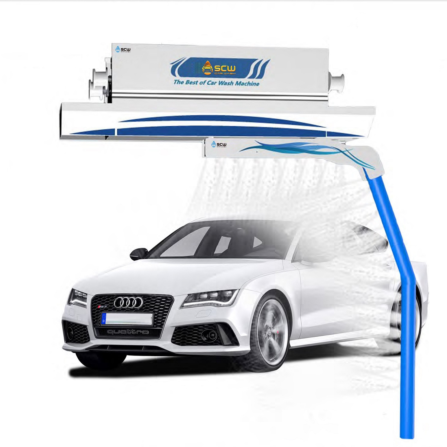 Automatic Car Wash machine for the car garage workshop