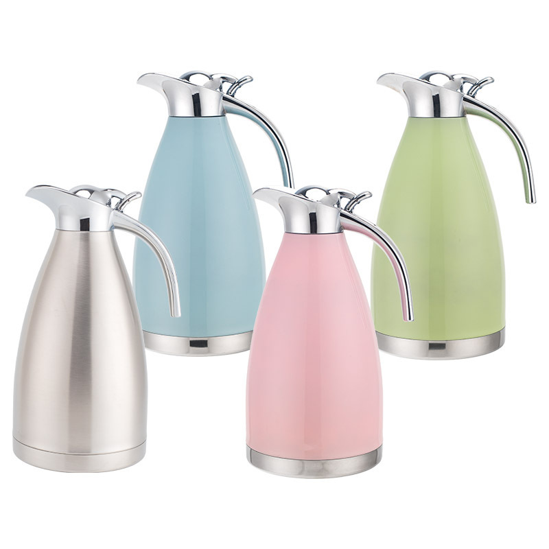 304/201 stainless steel vacuum thermos tea coffee pot 1.5L/2L double wall vacuum kettle insulated water jug