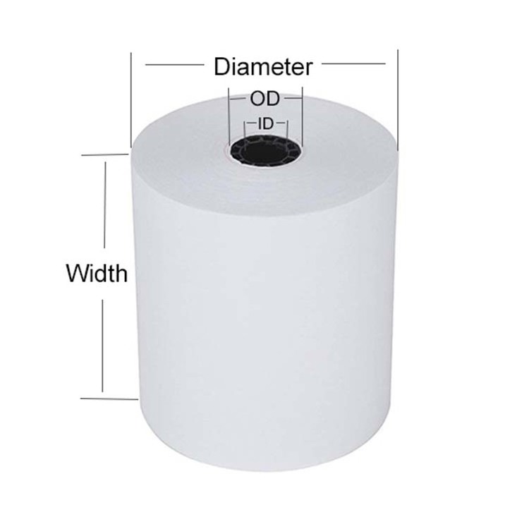 Wholesale Price 55gsm 80x80 Thermal Paper Till Roll Cash Register Paper Roll for POS Cash Register Machine - OEM Available!