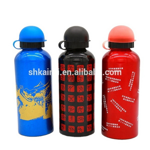 BPA Free Custom Logo water transfer printing 500ML Aluminum SPORT Water Bottle For Kids