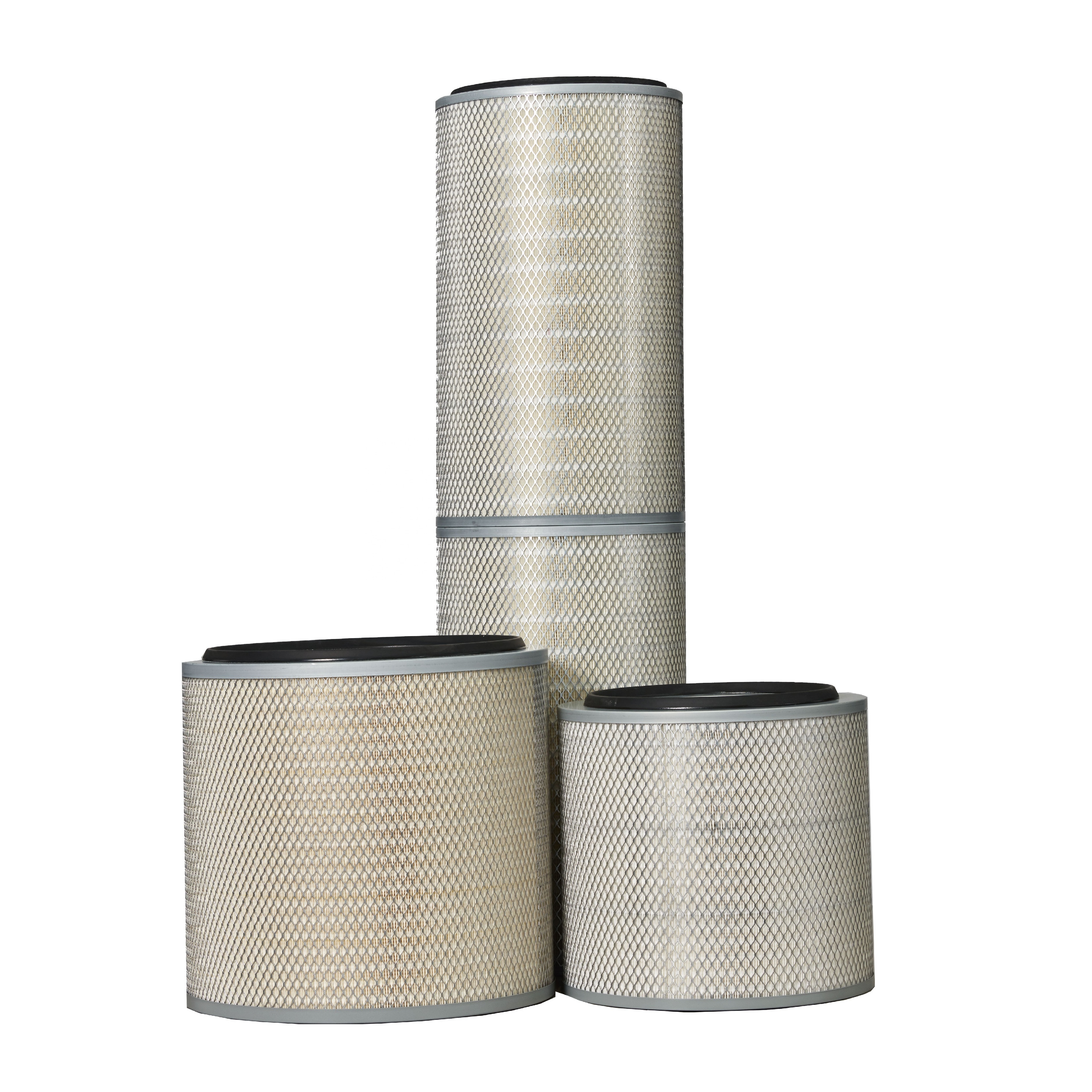 Factory Manufacturer Industrial Welding Fume Powder Collection Cylindrical Polyester Dust Cartridge Air Filter