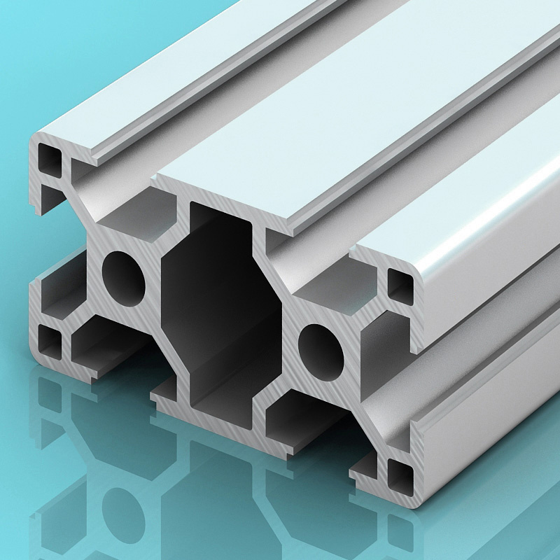 Alloy V Shape Open Extruded 40x40 Profiles 30*60 Extrusion T Slot Aluminium Bar Aluminum Glazing Bars