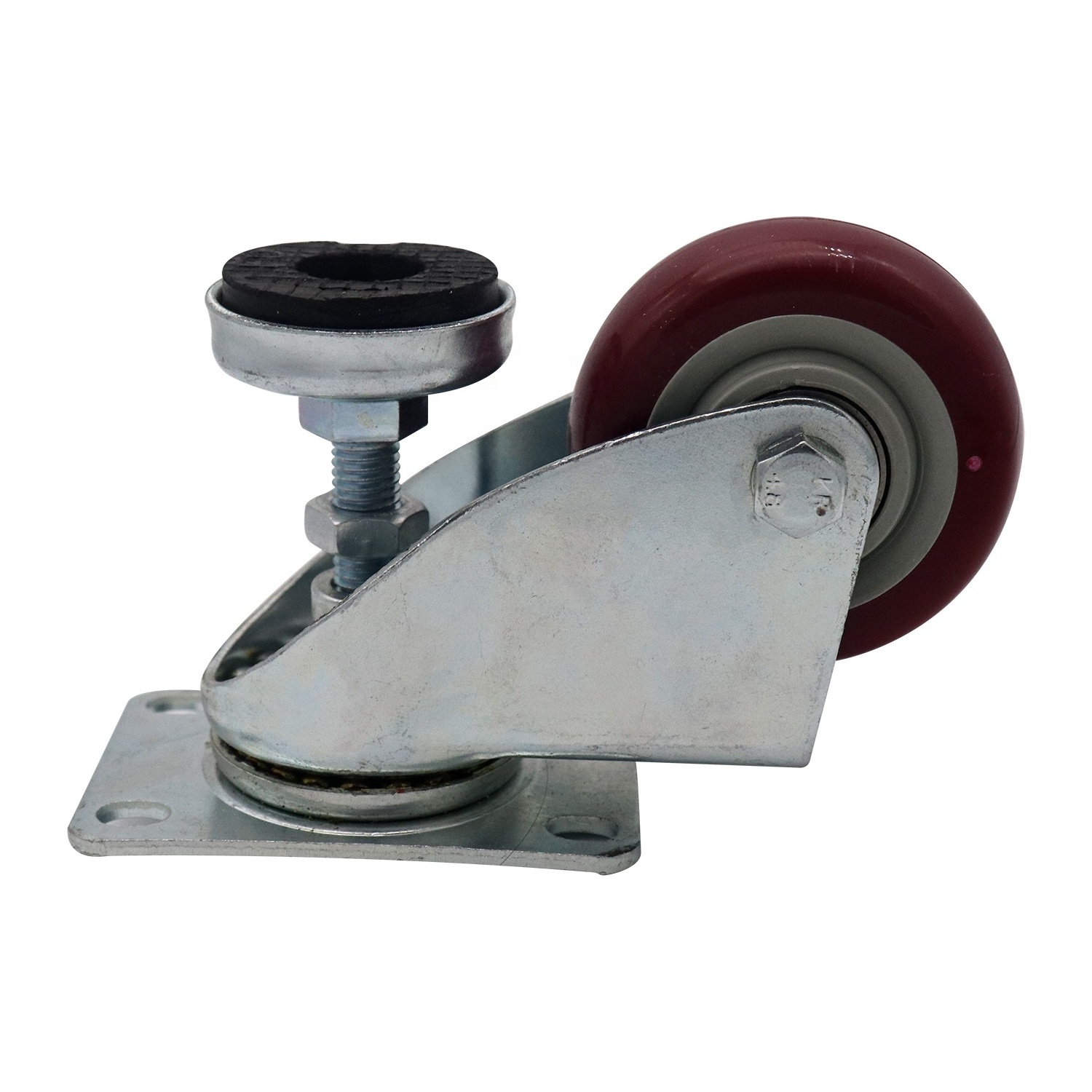 SUPO Factory sells industrial caster wheel 3 inch 4 inch 5 inchTotal lock brake very silent rubber