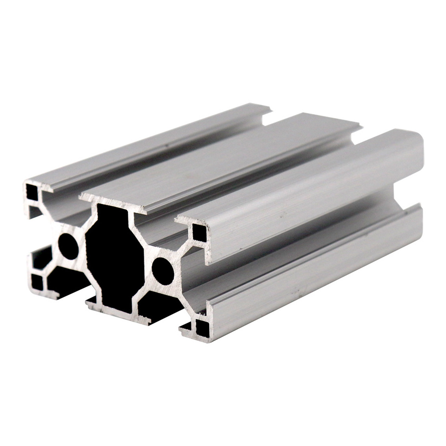 Alloy V Shape Open Extruded 40x40 Profiles 30*60 Extrusion T Slot Aluminium Bar Aluminum Glazing Bars