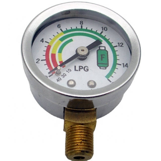 SKA -115 28mm LPG gas safety pressure gauge for propane tank