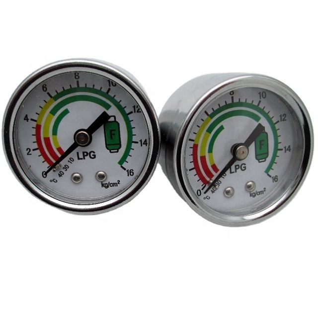 SKA -115 28mm LPG gas safety pressure gauge for propane tank