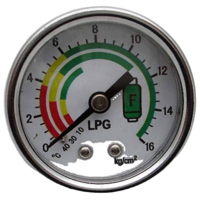 SKA -115 28mm LPG gas safety pressure gauge for propane tank