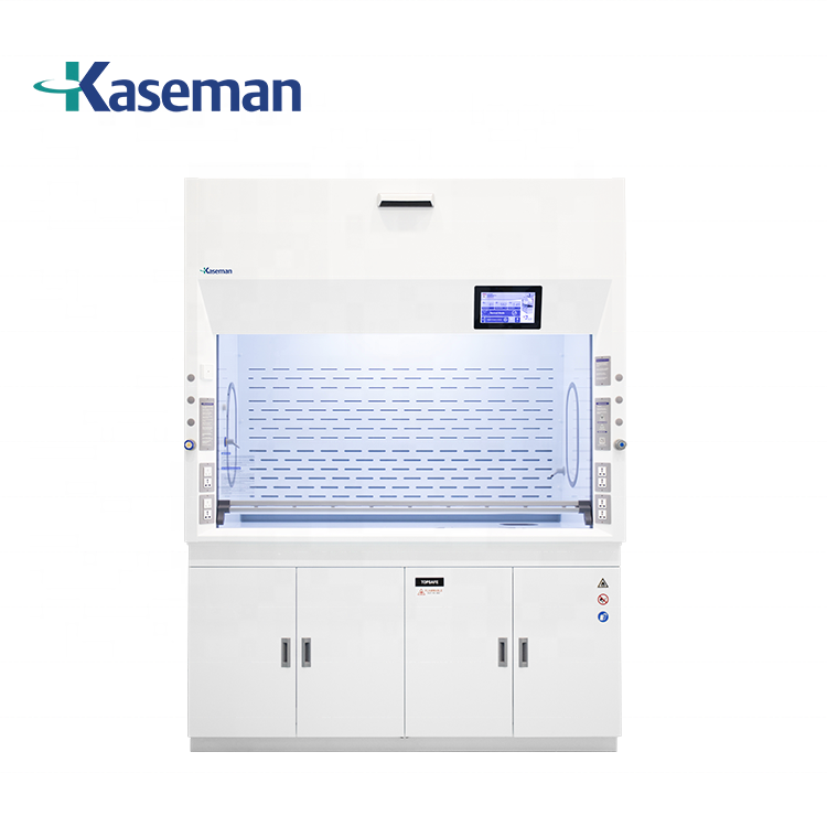 Kaseman W1500mm PP Fume Hood epoxy resin top ashram110 monitor controller fume hood cupboard for high level chemical laboratory