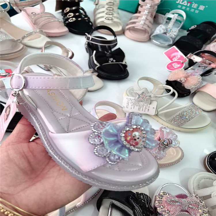 Hot Selling Fashion Children Shoes Summer Beautiful Princess Girls Party Shoes Children Sandals