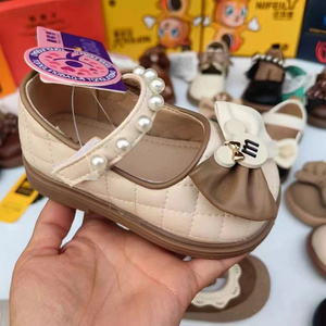 Princess Dress Shoes for Baby Girls Soft PU Leather Non-Slip First Walking & Toddler Designer Shoes Summer Breathable