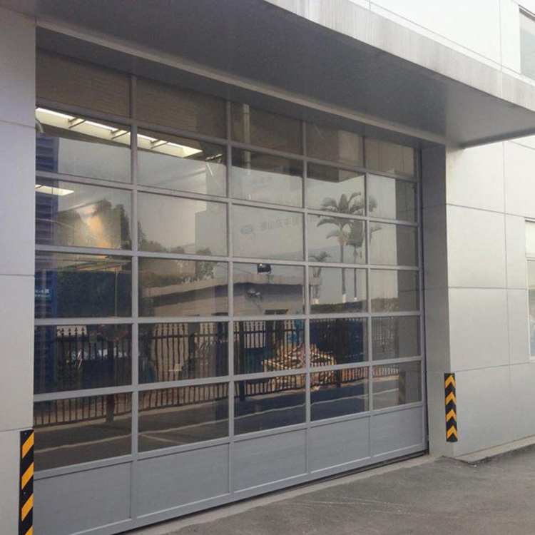 Doorhan Industrial Vertical Sliding Door Automatic Warehouse Lift Up Sectional Door With View Window