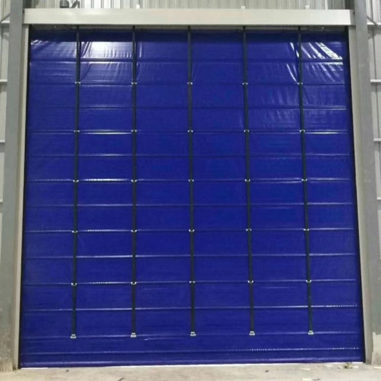 Automatic Fast PVC Rapid Rolling Dock logistics hi speed pvc stacking doors