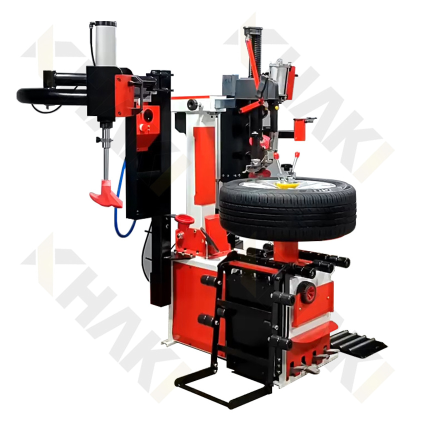 Automatic lean back tire changer without disc 28